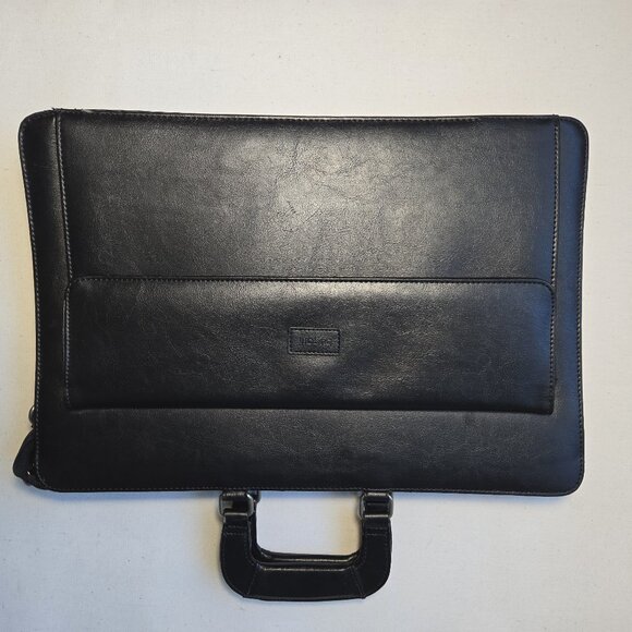 Bugatti Black Leather Briefcase - Picture 2 of 16